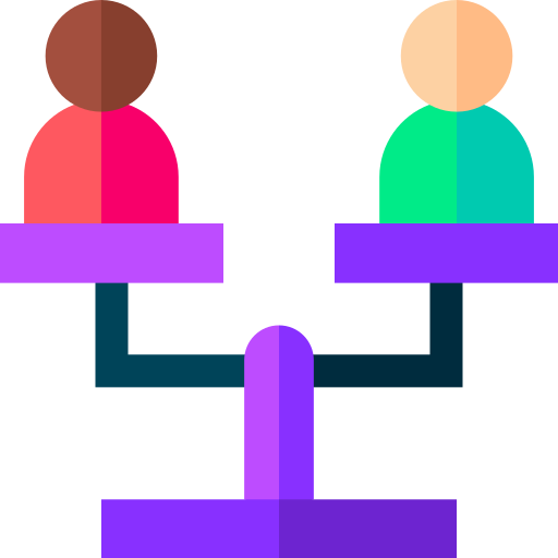 Égalité Icône gratuit Égalité Icône gratuit