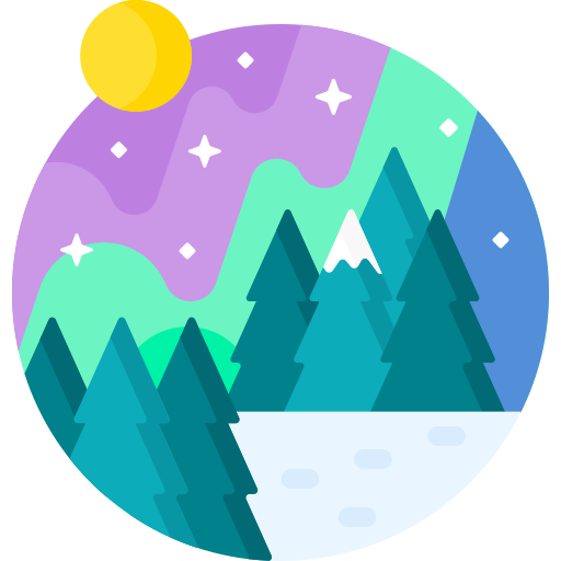 Aurora borealis - Free nature icons