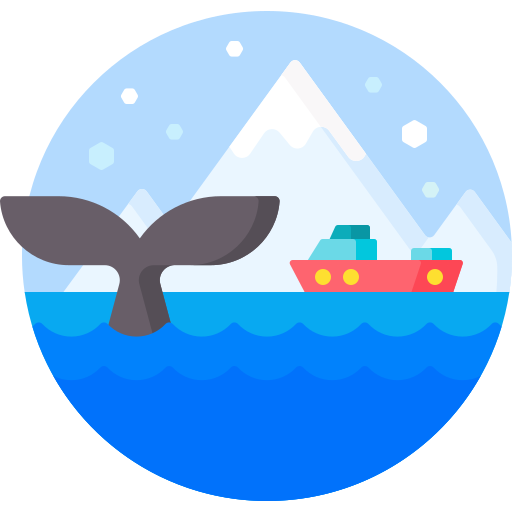 avistamiento de ballenas icono gratis