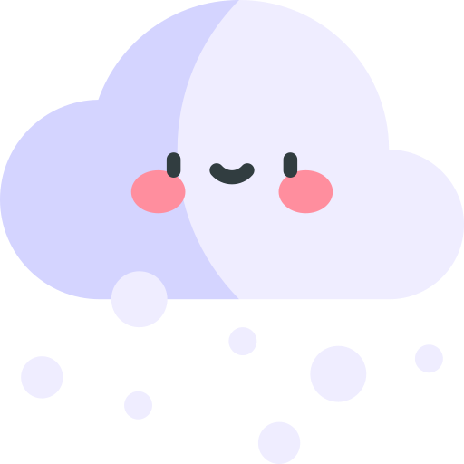 Snowy Kawaii Flat icon