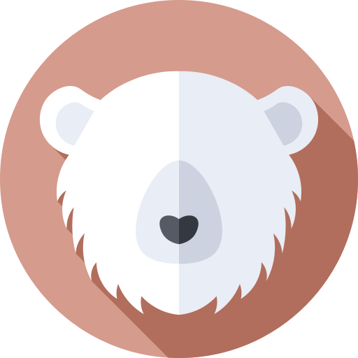 oso polar icono gratis