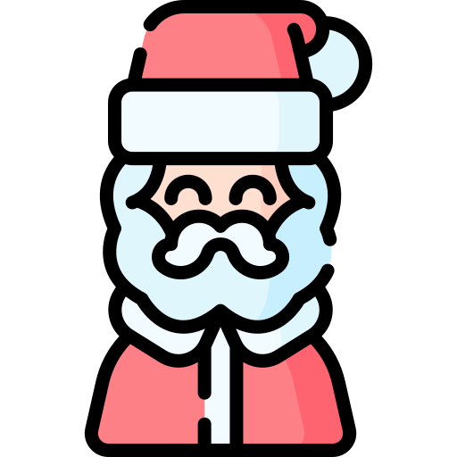 papá noel icono gratis