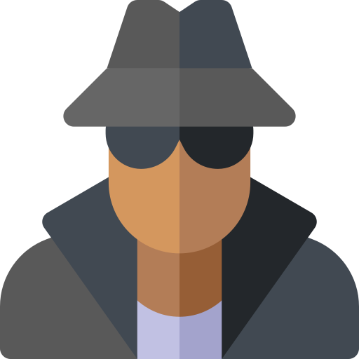 Detective Basic Rounded Flat icon