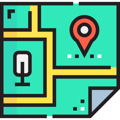 mapa icono gratis