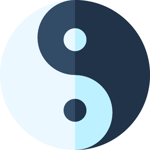 yin yang icono gratis