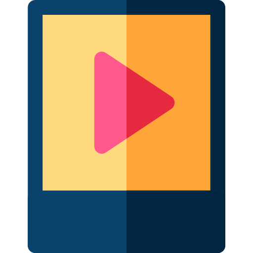 reproductor de video icono gratis