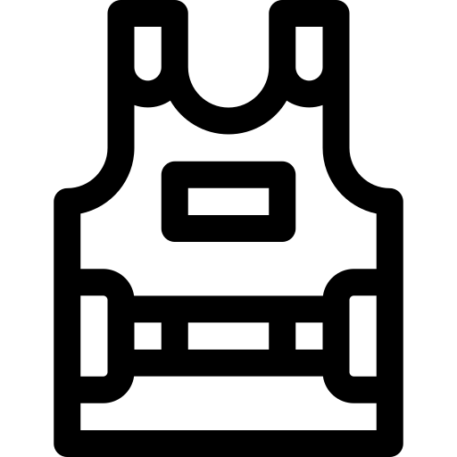 Ballistic vest free icon