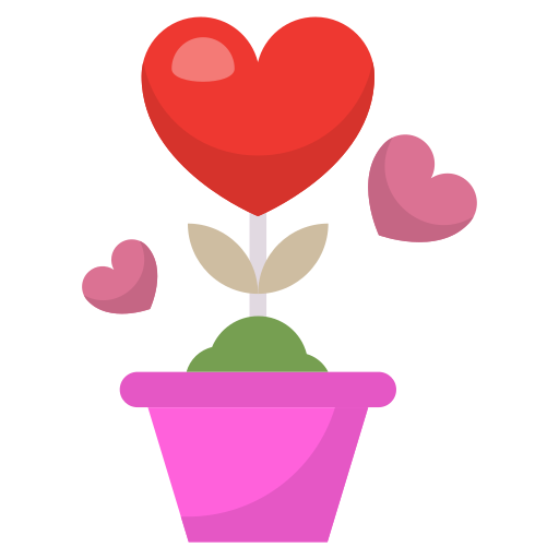 planta de amor icono gratis