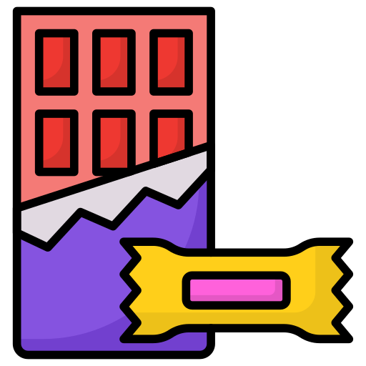 barra de chocolate icono gratis