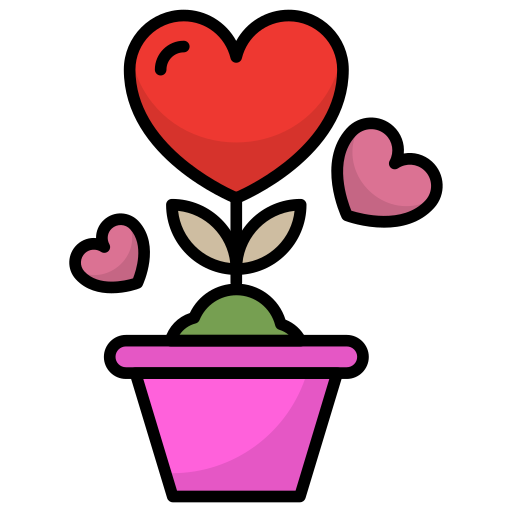 planta de amor icono gratis