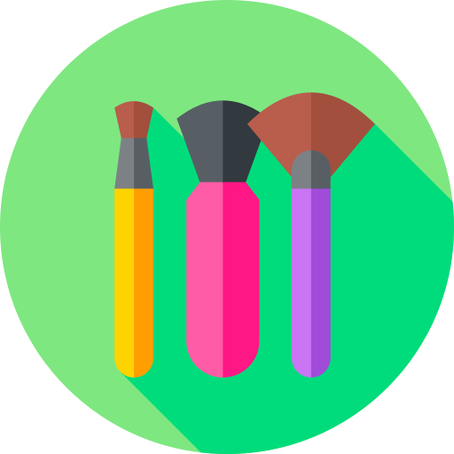 Brush Flat Circular Flat icon