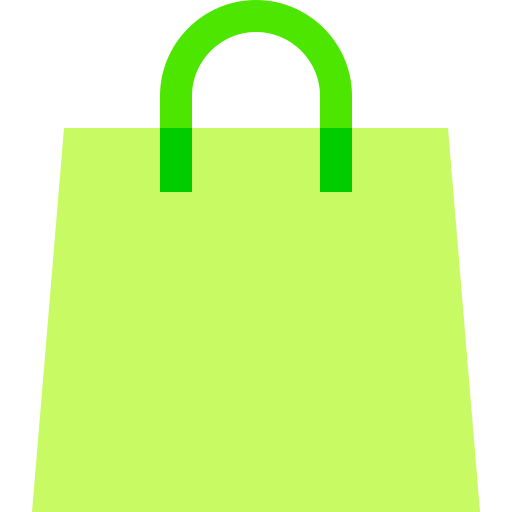 Shopping bag Basic Straight Filled icon