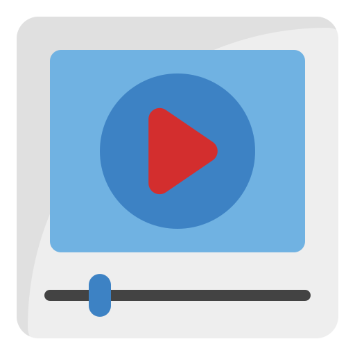 reproductor de video icono gratis