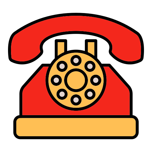 Generic Outline Color Telephone icon