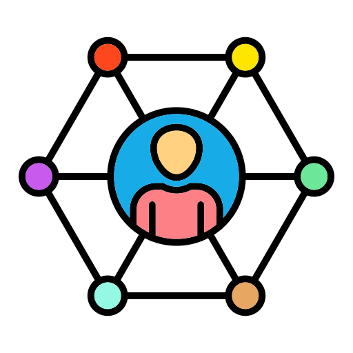 Network Generic Outline Color icon