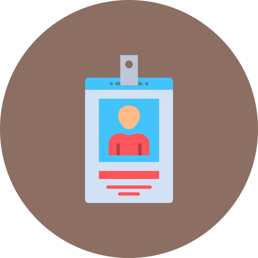 tarjeta de identificación icono gratis