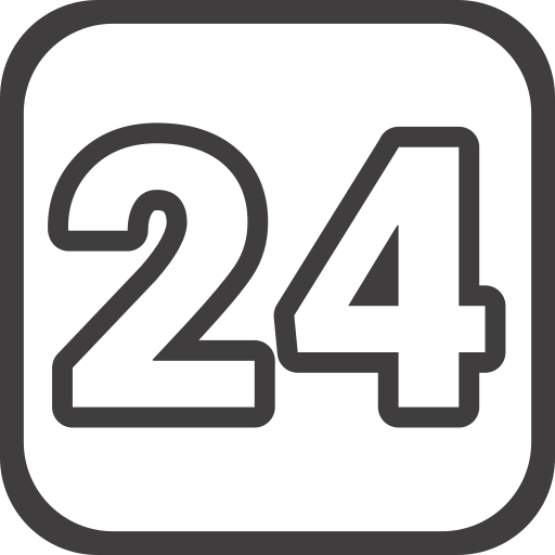 Number, 24 icon - Download on Iconfinder on Iconfinder