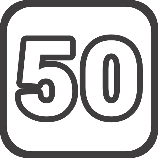 50 Generic Detailed Outline icon