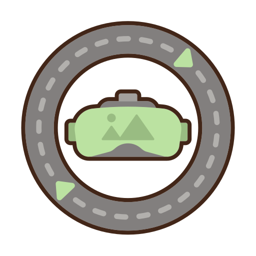 Virtual tour free icon