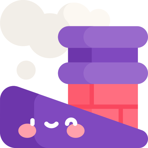 Chimney Kawaii Flat icon