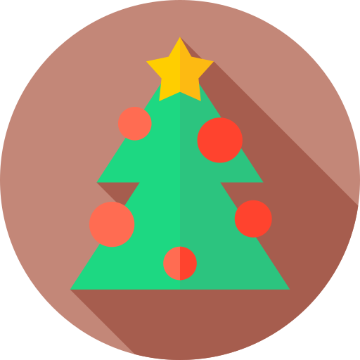 Árbol de navidad icono gratis