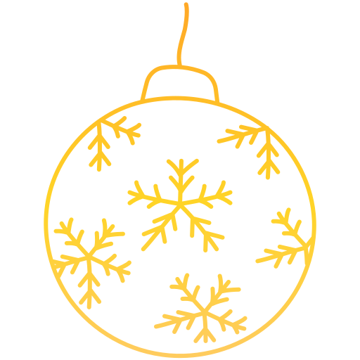 boule de noel Icône gratuit
