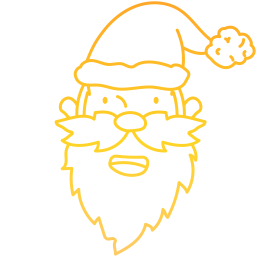 papá noel icono gratis