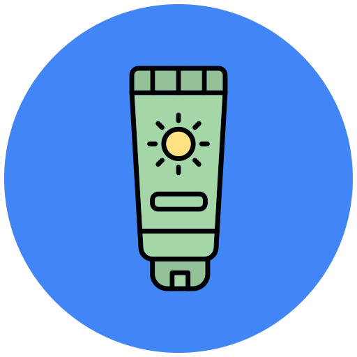 Sunscreen Generic Outline Color icon