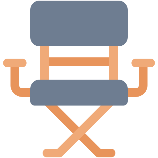 silla de director icono gratis