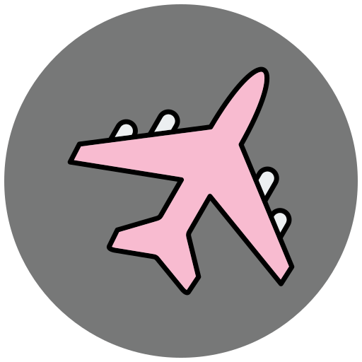 Airplane Generic Outline Color icon