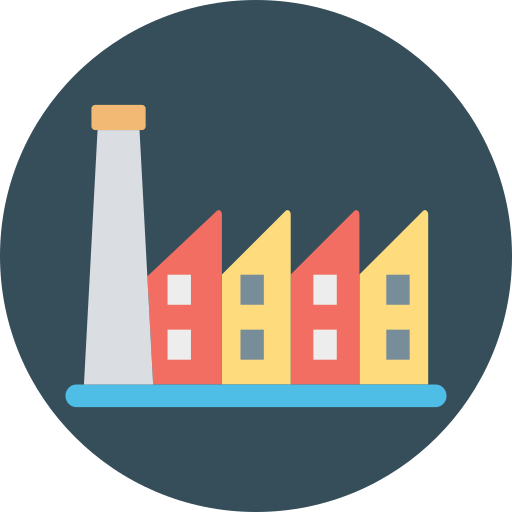 Factory Generic Flat icon