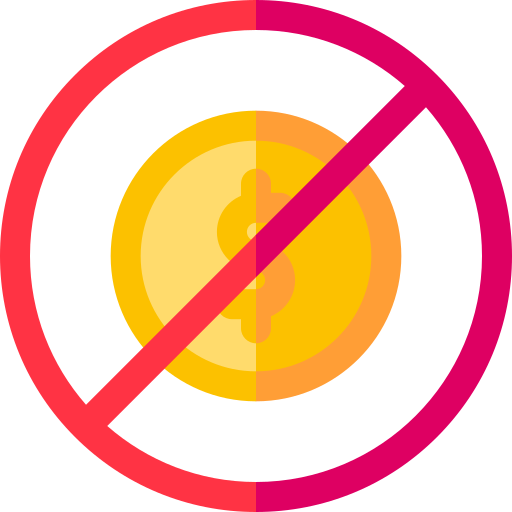 Нет денег бесплатно иконка