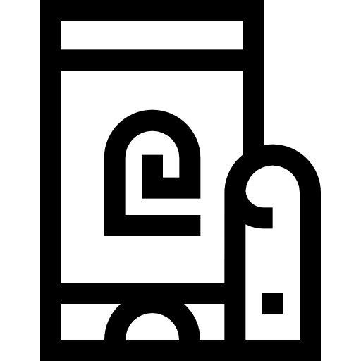 huella dactilar icono gratis