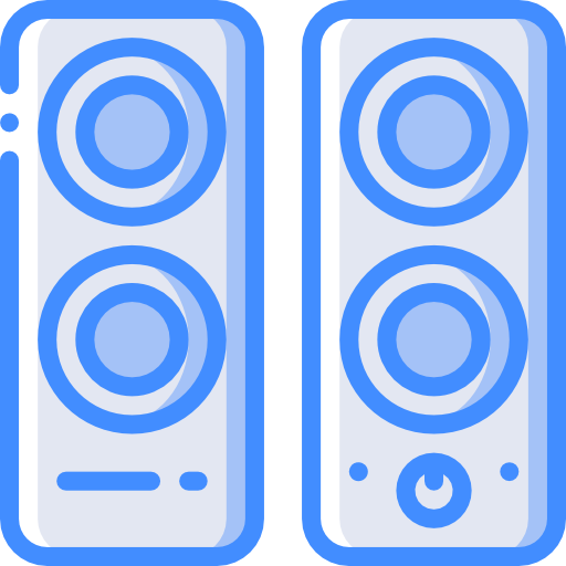 altavoces icono gratis