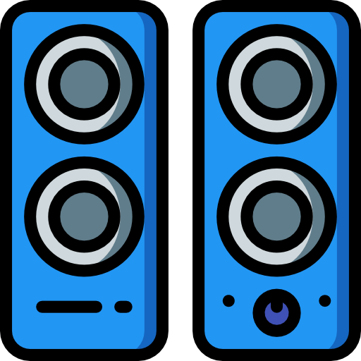 altavoces icono gratis