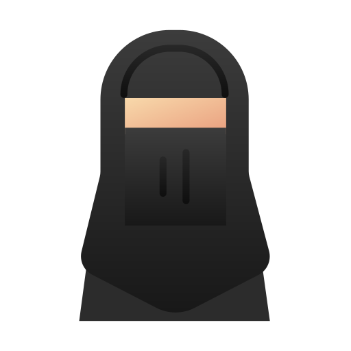 niqab icono gratis