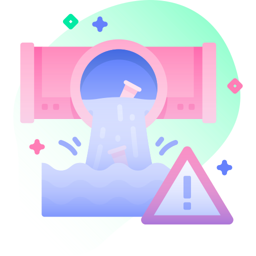 la contaminación del agua icono gratis