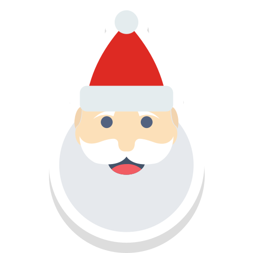 papá noel icono gratis