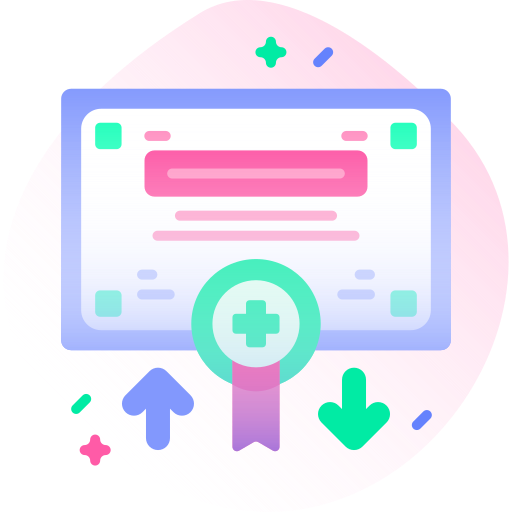 Сертификат бесплатно иконка