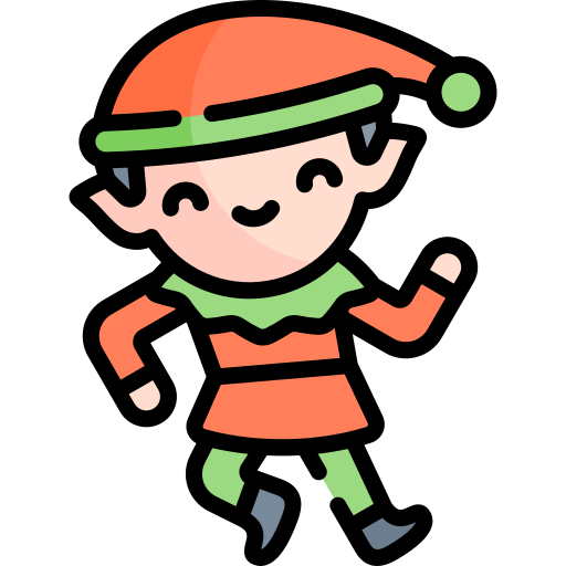 christmas elf icono gratis