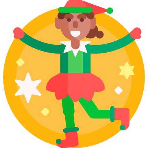 christmas elf icono gratis