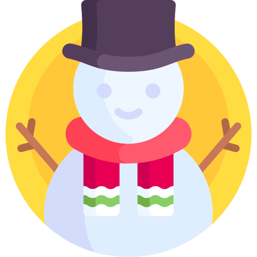 Snowman Detailed Flat Circular Flat icon