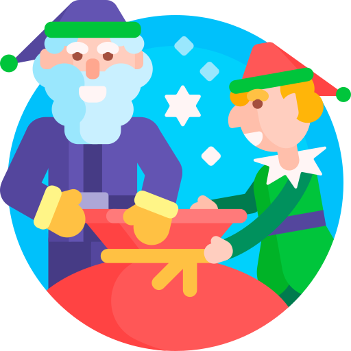 christmas elf icono gratis