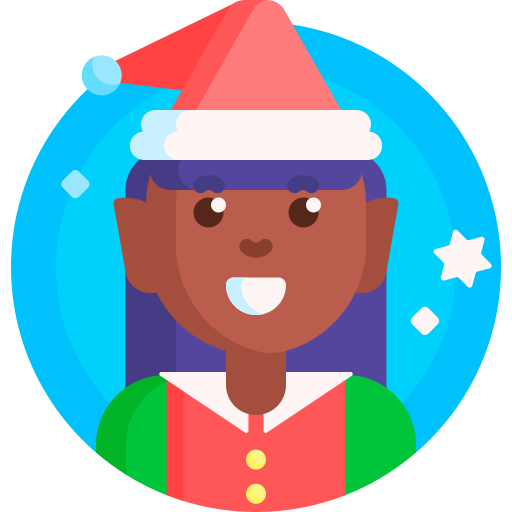 christmas elf icono gratis