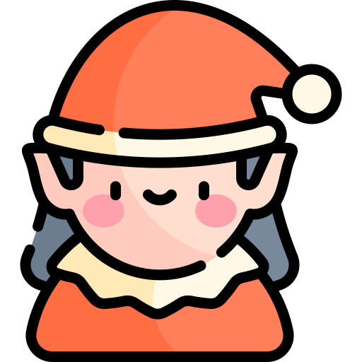 christmas elf icono gratis