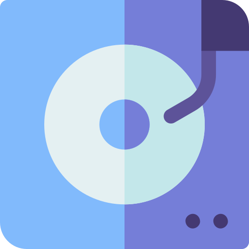 Vinyl Blue Icon - Vinyl Icons 