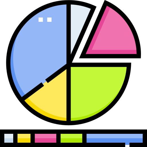 gráfico circular icono gratis