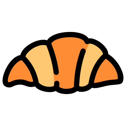 croissant Icône gratuit croissant Icône gratuit