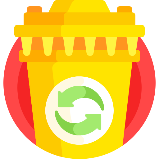 papelera de reciclaje icono gratis