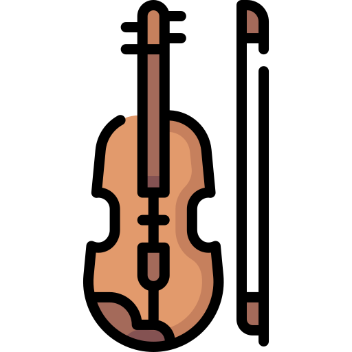 violín icono gratis